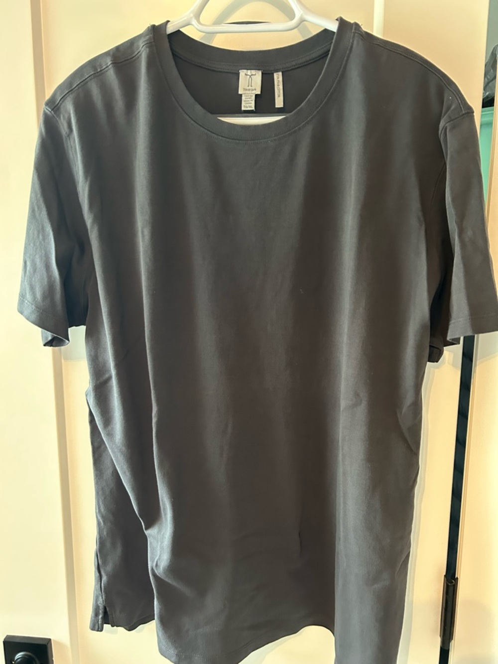 Tristan Short Sleeve Crew Neck T-Shirt - Charcoal Gray